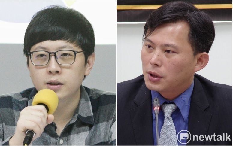 綠黨桃園市議員王浩宇與時代力量立委黃國昌頻頻隔空交火。  圖：新頭殼合成