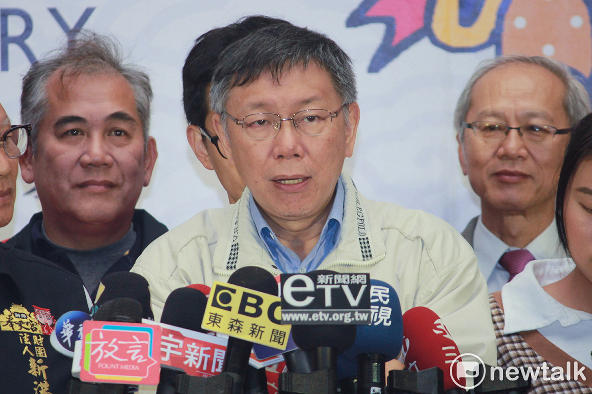 台北市長柯文哲。 圖：周煊惠 / 攝