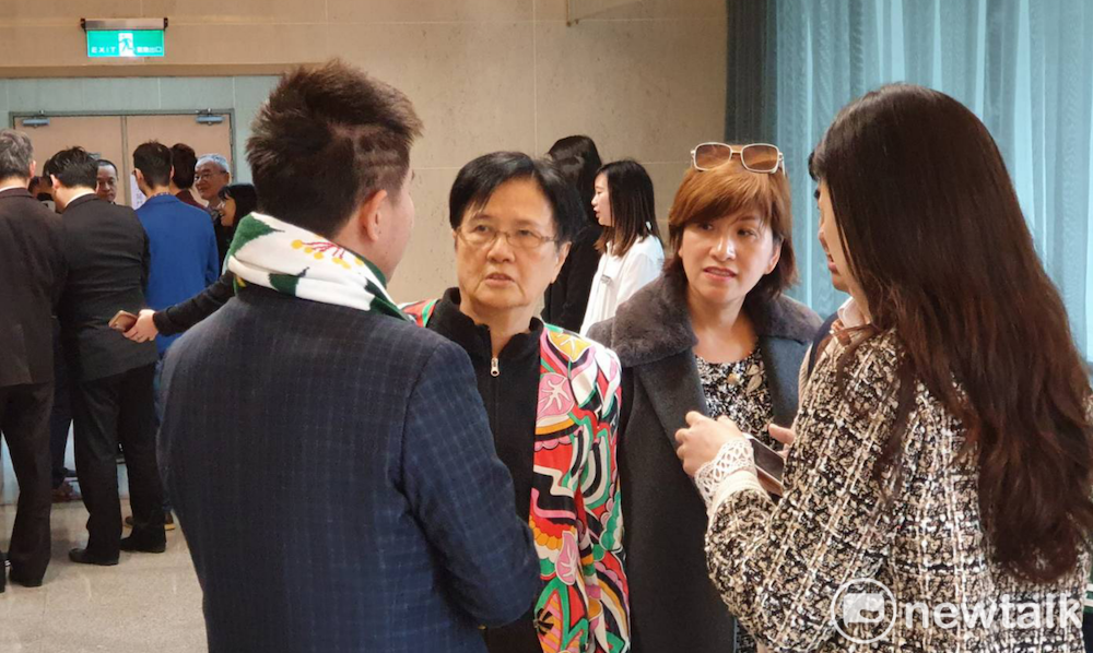 宋楚瑜胞妹宋楚瓊（左2）。 圖：周煊惠 / 攝