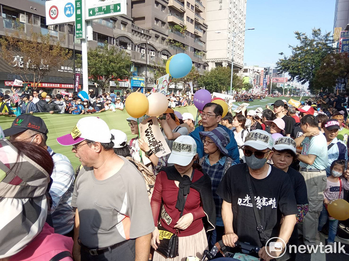 罷韓大遊行，參加民眾踴躍。 圖：孫家銘／攝