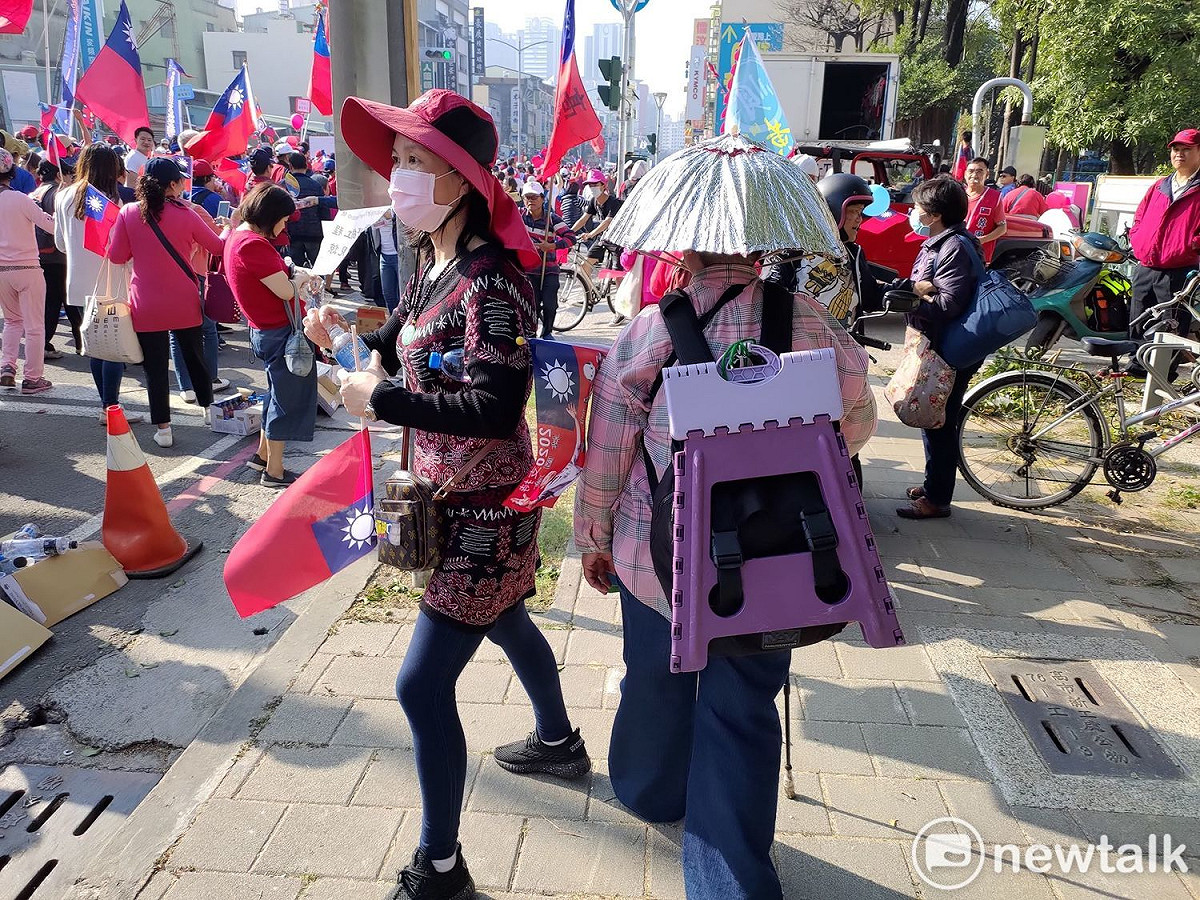 挺韓大遊行。 圖：黃建豪/攝