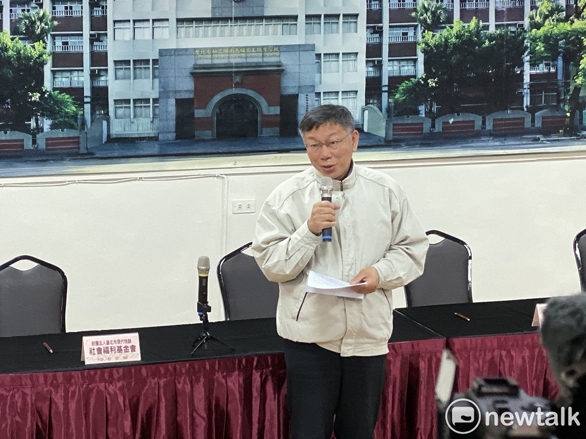台北市長柯文哲。 圖：周煊惠 ／攝