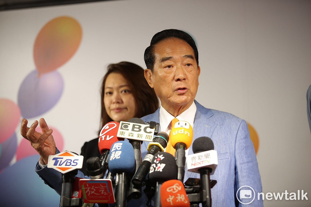 宋楚瑜向蔡政府喊話「台商是我們的同胞，不是敵人。」 圖：林昀真／攝