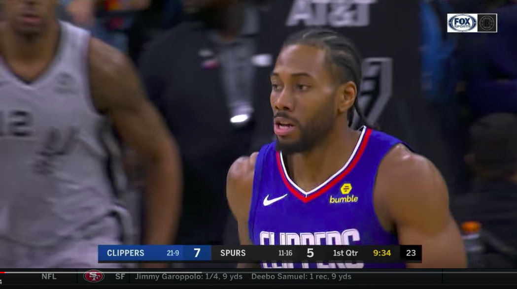 Kawhi Leonard。 圖：擷取自Youtube