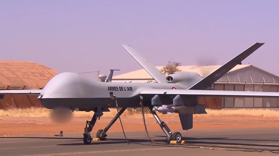MQ-9「死神」攻擊型無人機。 圖：翻攝自youtube