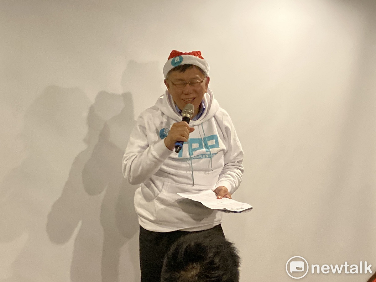 民眾黨主席柯文哲。 圖：周煊惠／攝