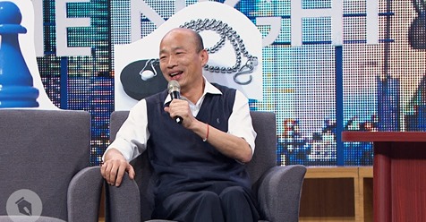 中國民運人士王丹今（25）天在臉書發文表示，昨晚看了韓國瑜上博恩夜夜秀，「我只有『傻眼』兩個字可以形容」。 圖：擷自YouTube畫面