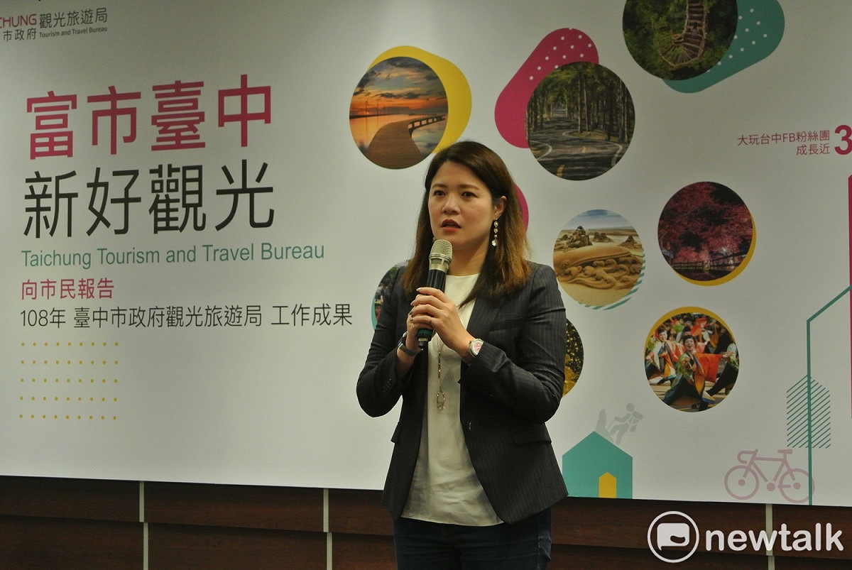 林筱淇感謝與觀旅局全體同仁。 圖：唐復年/攝