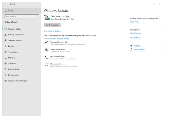 微軟將在Windows Update提供一個全新的工具選項，讓用戶可以在單一清單中一次管理所有功能更新、驅動程式及每個月發布的非安全性更新等。 圖：截取自微軟官網