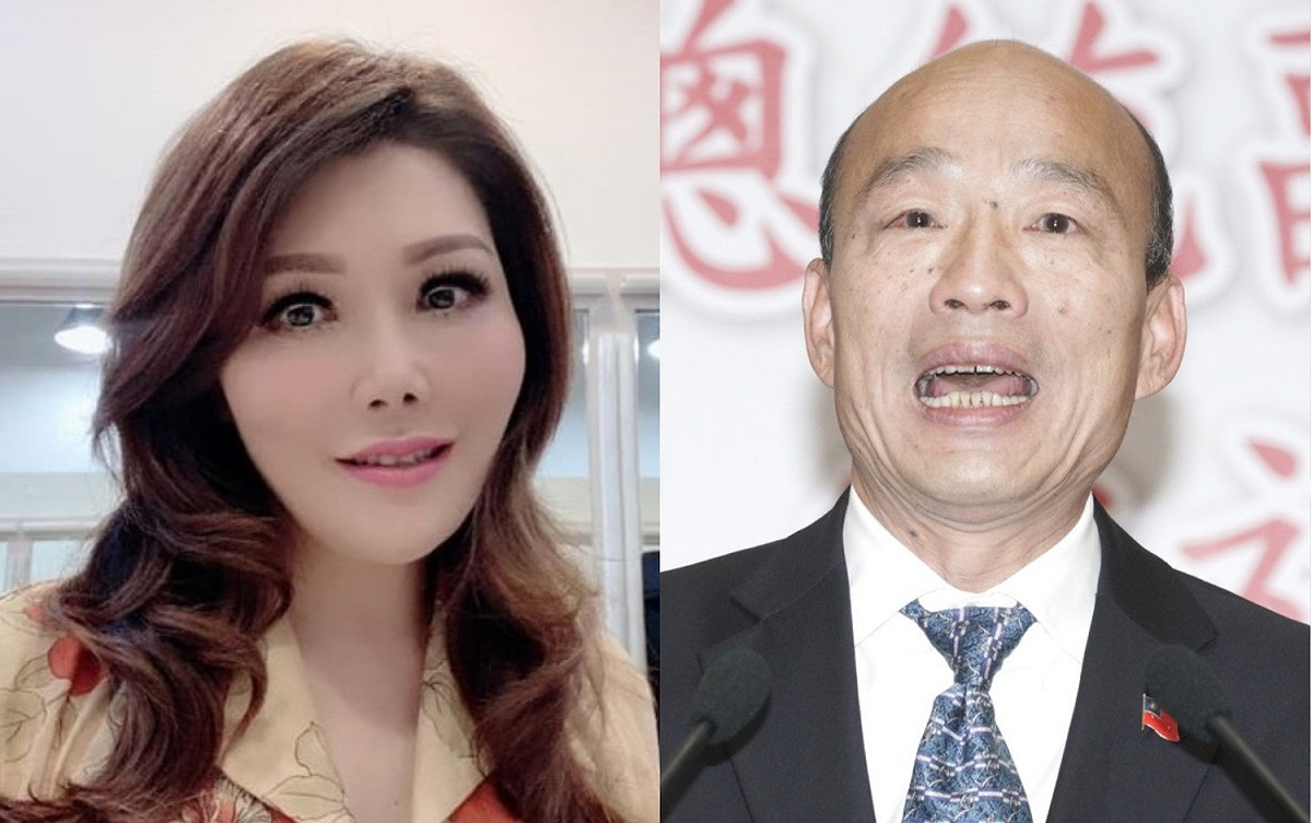 圖左為年代主播張雅琴、圖右為國民黨總統候選人韓國瑜。 圖：新頭殼合成