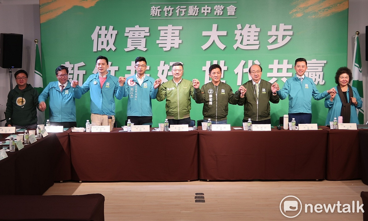 民進黨行動中常會26日在新竹市舉行 圖：林朝億/攝