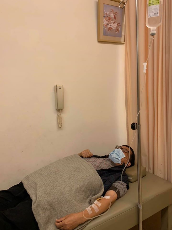 前總統陳水扁昨晚上吐下協急送醫。 圖：翻攝自一邊一國行動黨