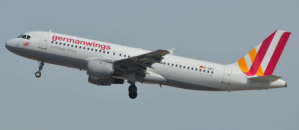 日耳曼之翼航空（Germanwings）員工將從29日格林威治標準時間23時（台灣時間30日上午7時）起罷工。 圖/取自維基百科