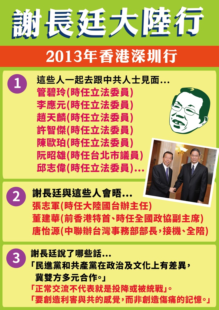 中國國民黨今（28）日由打鬼軍團總團長、總統候選人韓國瑜競選副總幹事周錫瑋與文傳會主委程美華召開「謝長廷，踹共！」記者會。 圖：國民黨中央提供
