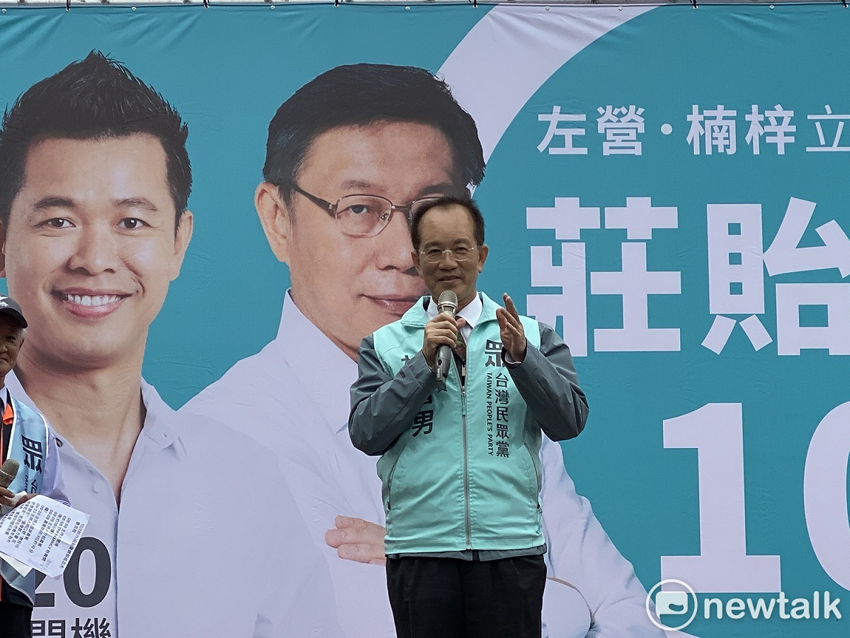 民眾黨中央委員林富男。 圖：周煊惠 ／攝