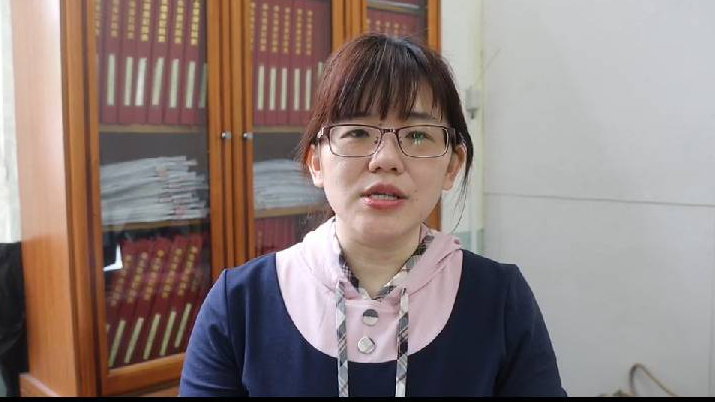 高市教育局科長曾惠蘭出面說明。 圖：高市教育局/提供