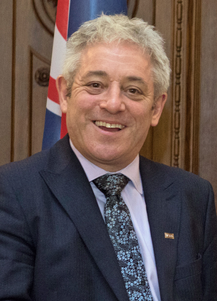 英國前下議院議長貝爾考成為英國230年來，首位辭職後沒有獲得授勳的下議院議長。英媒指出，疑似因為他之前對脫歐持反對態度，遭英相強生報復。 圖 : 翻攝自en.wikiquote.org
