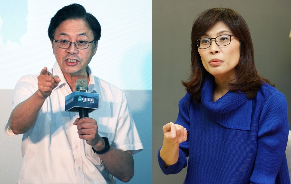 針對張善政公開力挺傅崐萁，國民黨不分區立委候選人鄭麗文怒批張「大錯特錯！」 圖：新頭殼合成