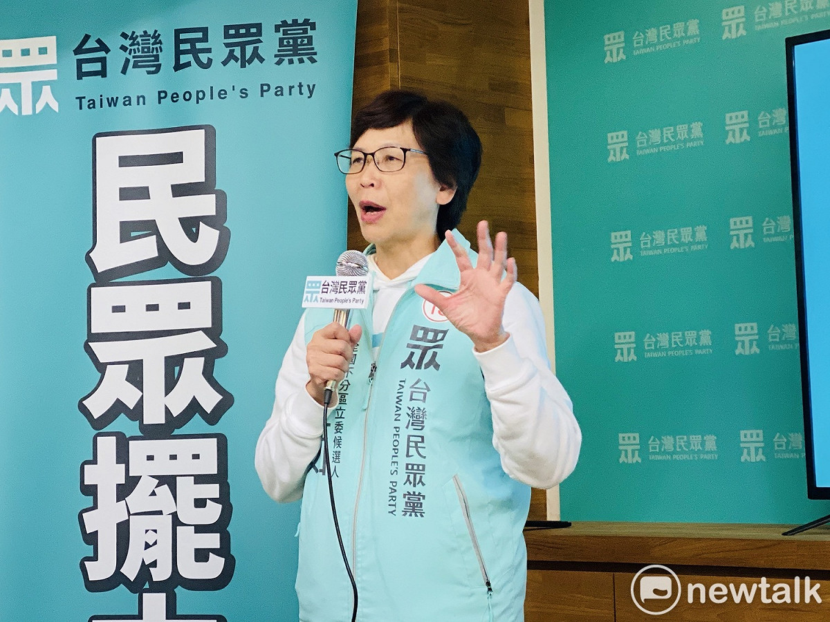 衝刺政黨票，盼上至少5席，民眾黨也喊「搶救蔡壁如」。 圖：周煊惠 ／攝