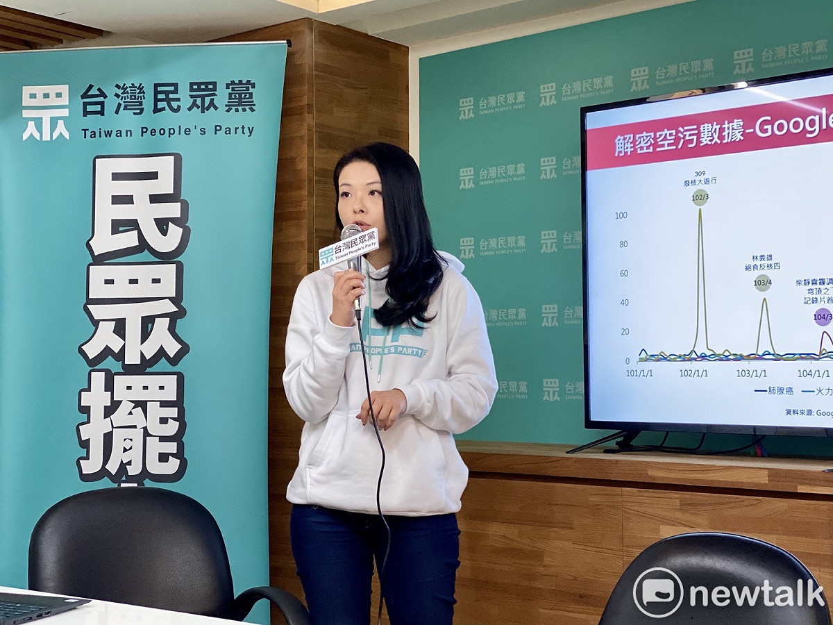 民眾黨不分區立委候選人高虹安。 圖：周煊惠 ／攝（資料照）