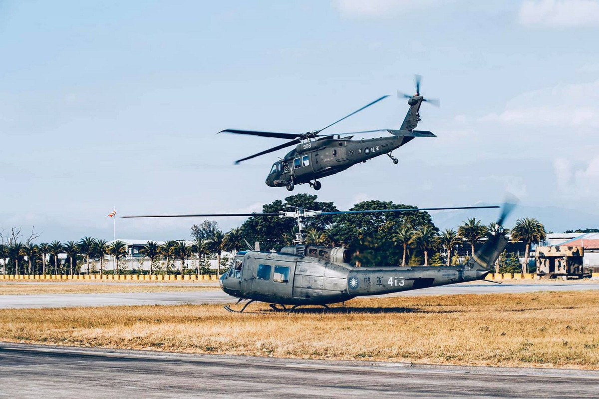 2019年10月30日「UH-60M全作戰能力成軍暨UH-1H除役典禮」。 圖：翻攝國防部發言人臉書(資料照片)
