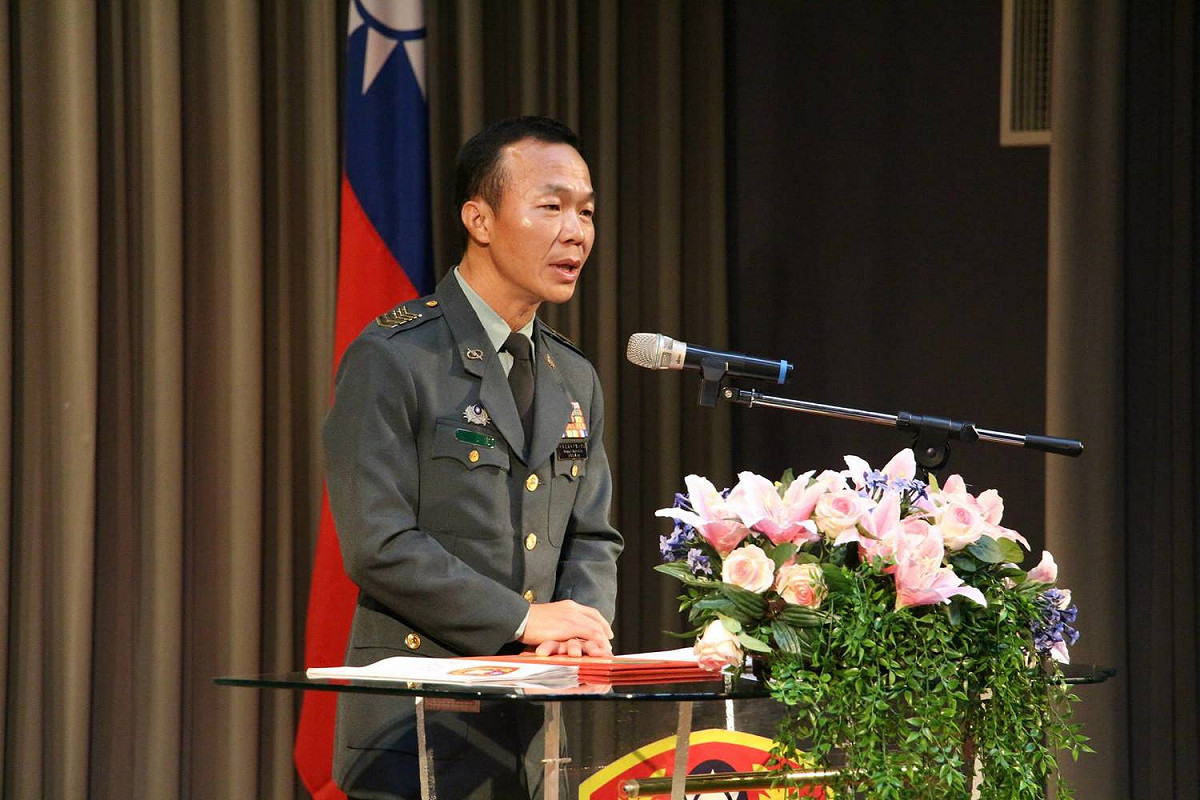 國防部總士官長韓正宏。 圖：翻攝自國防部發言人臉書