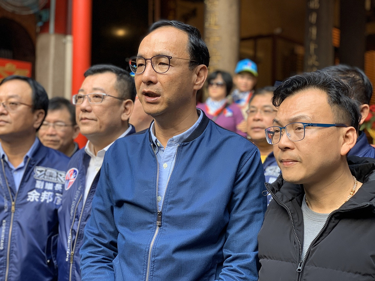 朱立倫呼籲網軍不要利用黑鷹事件在此時做政治攻擊。 圖：朱立倫辦公室／提供