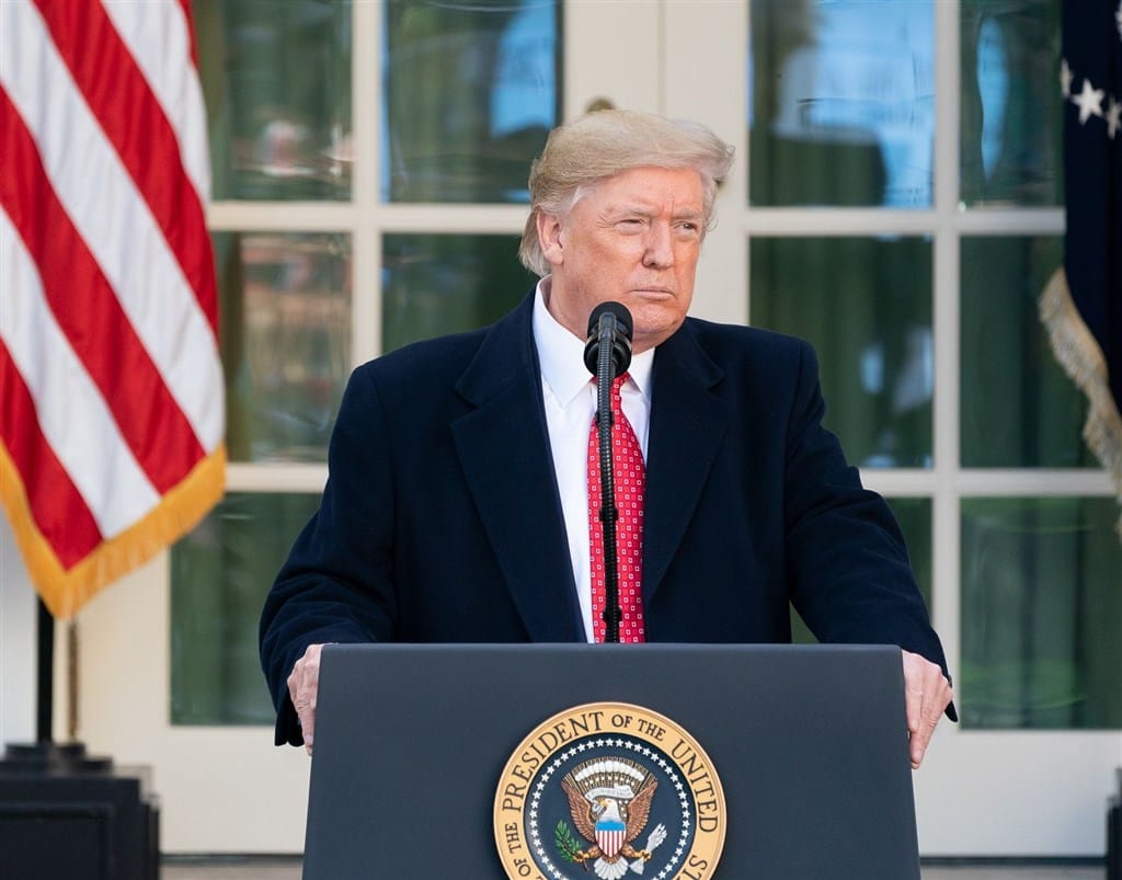 美國總統川普。 圖：翻攝自WhiteHouse臉書(資料照片)