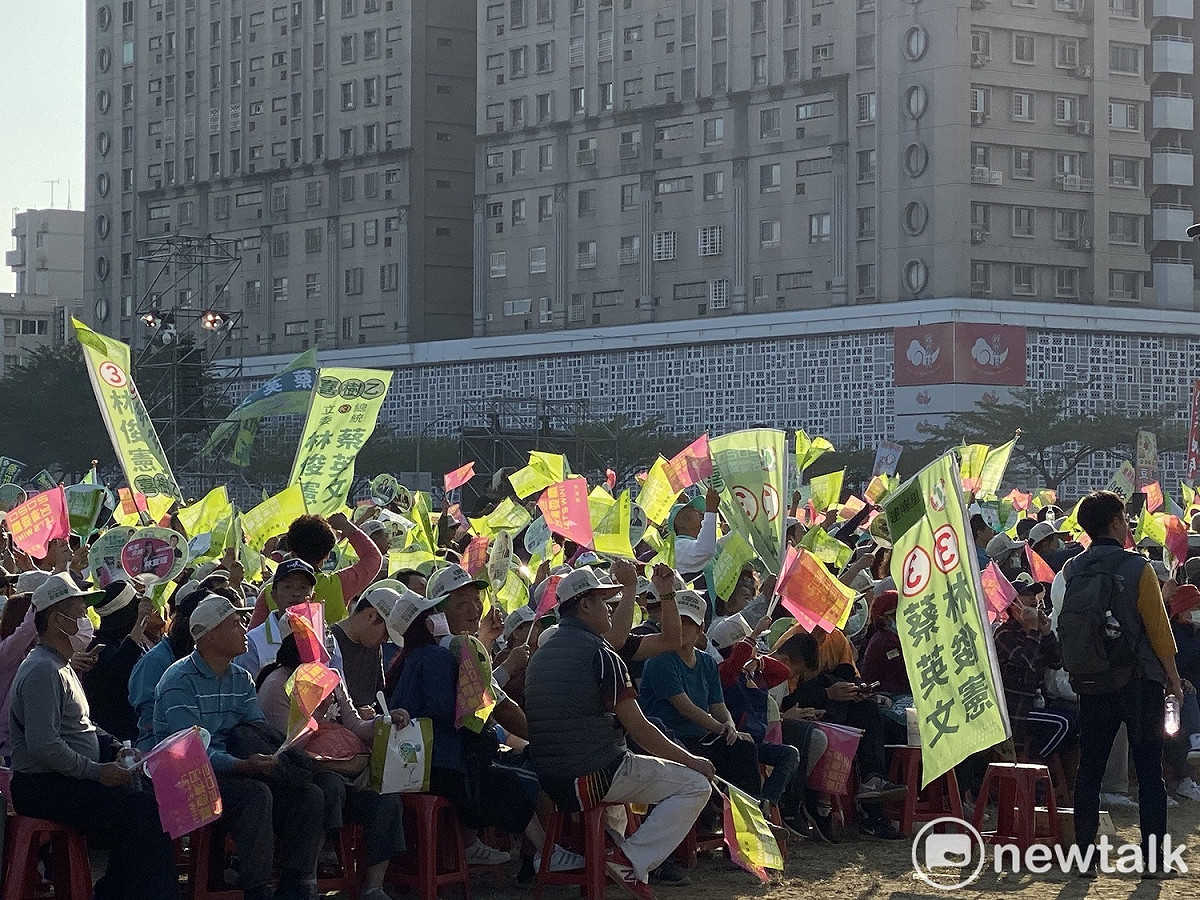 總統蔡英文、民進黨副總統候選人賴清德今（5日）將於台南造勢合體。 圖：周煊惠 ／攝