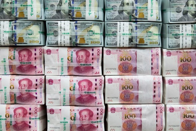中國人民銀行宣布，將在深圳、蘇州、雄安新區、成都等地測試「數字法幣」。 圖 : 翻攝自知乎