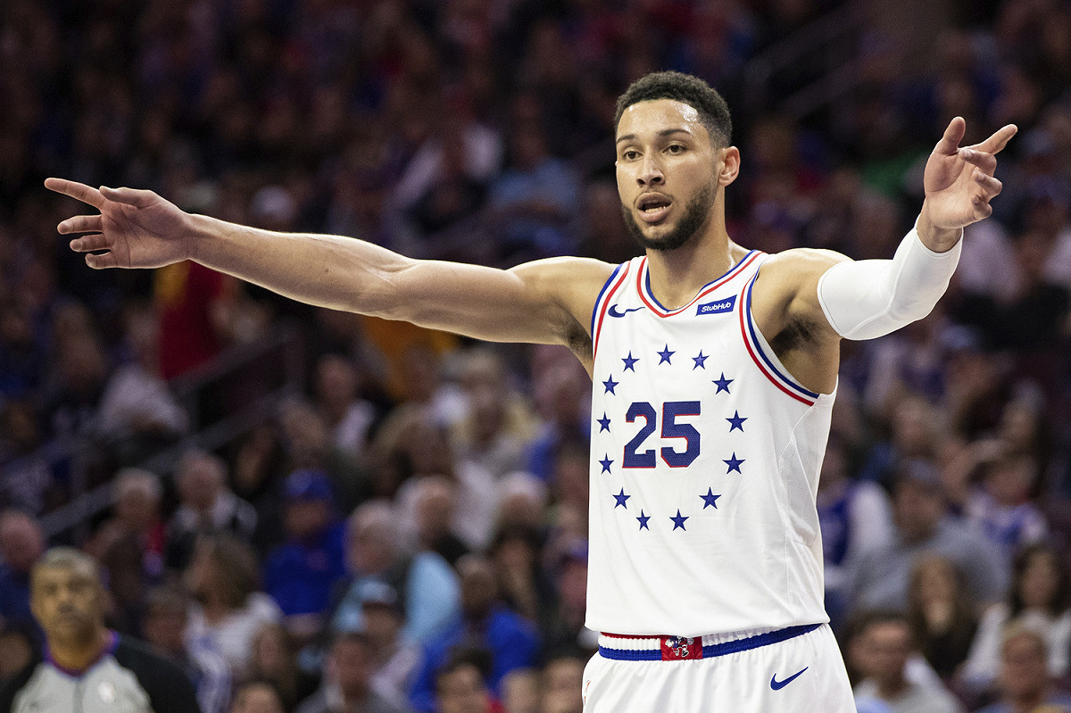 76人球星Ben Simmons。 圖／美聯社／達志影像