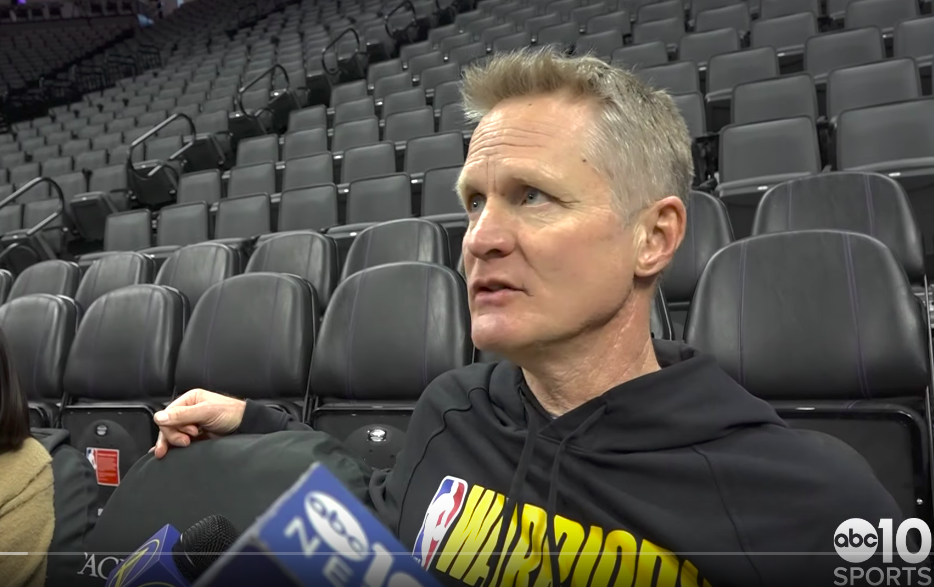 勇士主帥Steve Kerr。 圖：擷取自Youtube