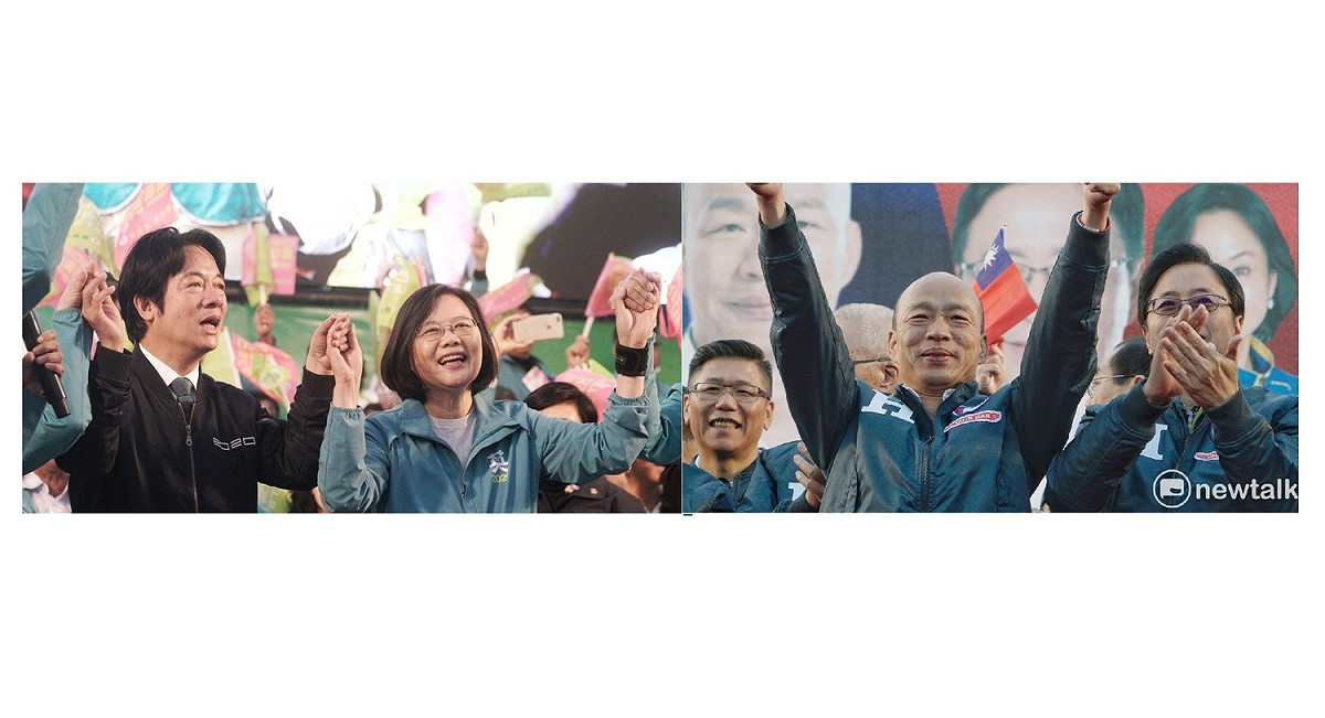 2020總統大選在即，藍綠陣營加緊腳步衝刺選情。 圖：新頭殼合成（資料照）
