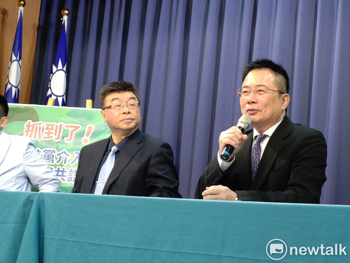 國民黨秘書長蔡正元出面影射，民進黨買通王立強。 圖：黃建豪/攝（資料照片）