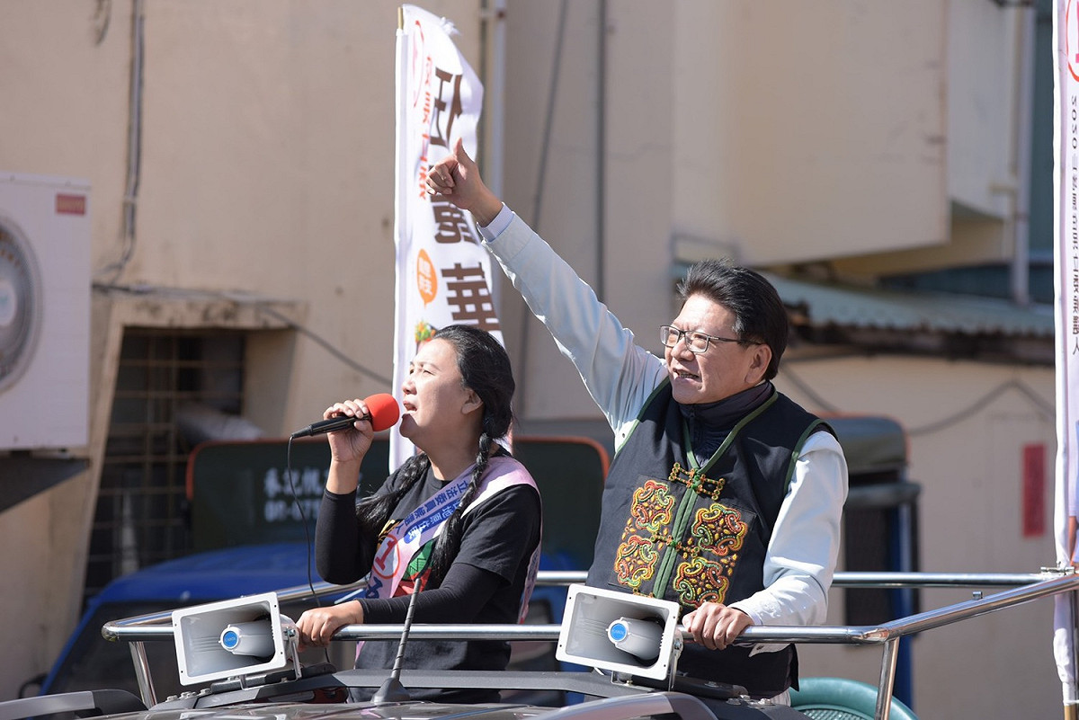 「伍力全開，原鄉同行」全天車隊活動。 圖：伍麗華/提供