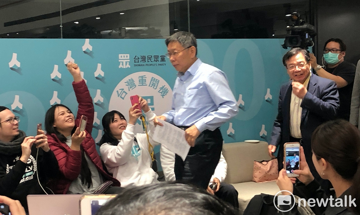 民眾黨主席柯文哲。 圖：周煊惠／攝(資料照片)
