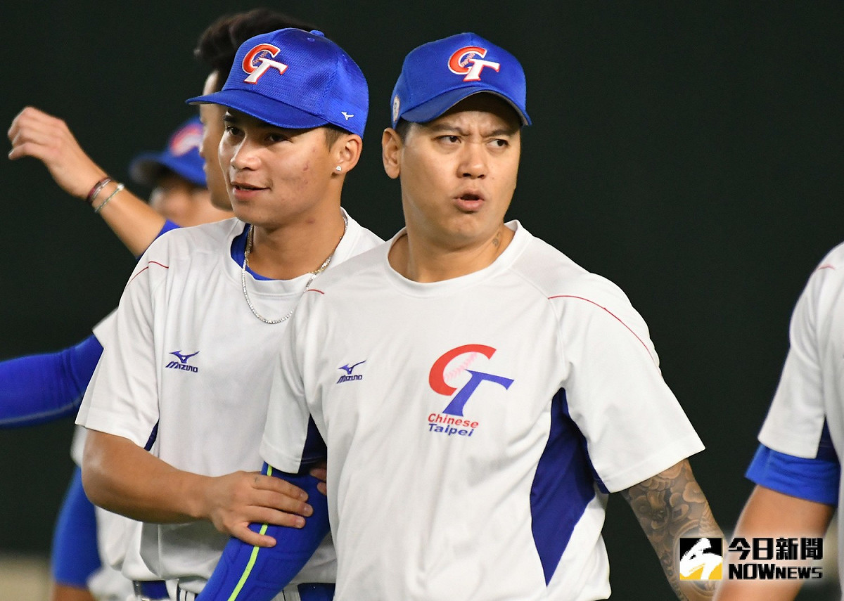 世界棒球12強，中華隊投手陳鴻文。 圖／記者葉政勳攝 , 2019.11.14