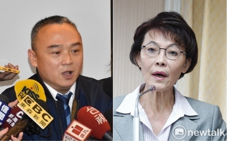 前高市府觀光局長潘恆旭、國民黨立委黃昭順。 圖：孫家銘、張良一/攝（資料照片）