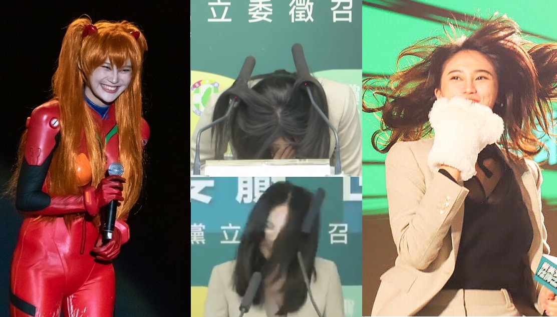興趣為Cosplay，且擅長年輕世代網路用語的賴品妤，即將進入國會，許多網友期待她能夠為立院注入新一波迷因力量。 圖:新頭殼合成