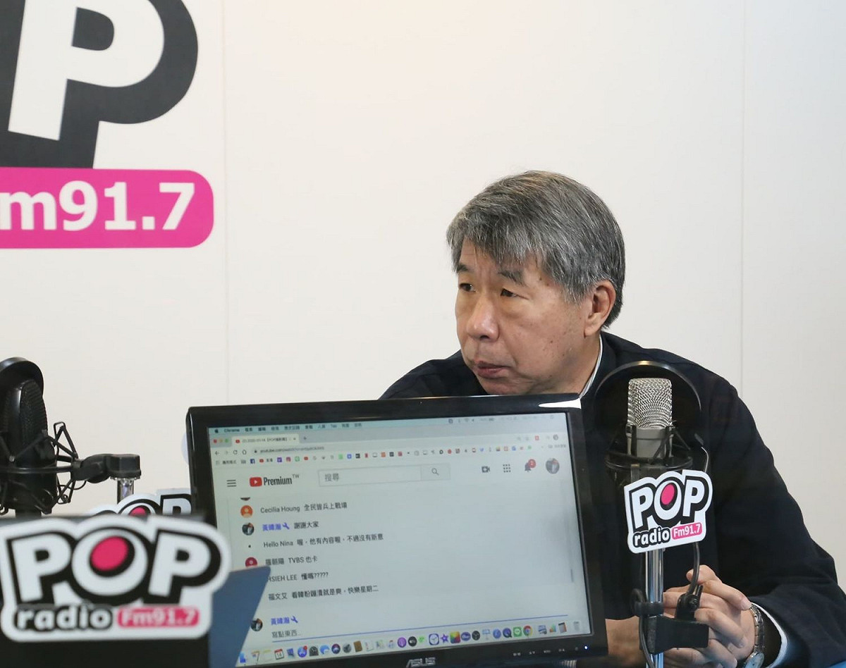 台大政治系教授張亞中。 圖：《POP撞新聞》提供