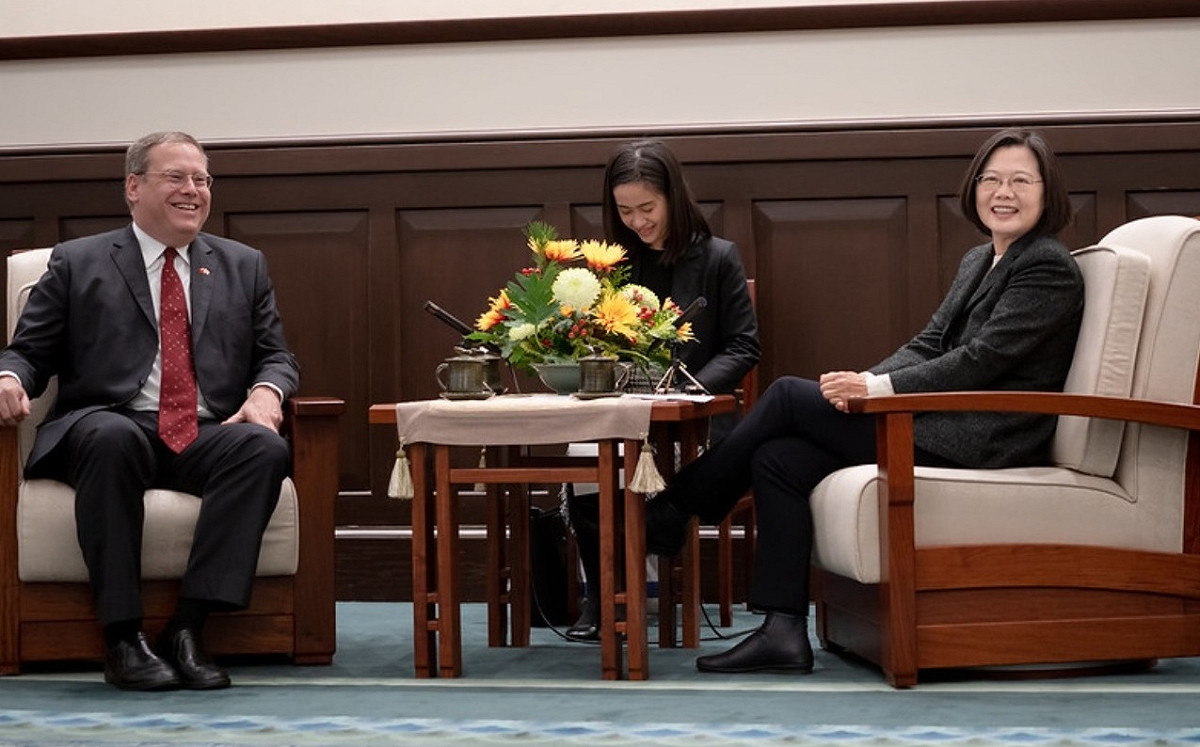 見挺一國兩制美外交官 蔡英文：台灣透過大選表達捍衛主權決心