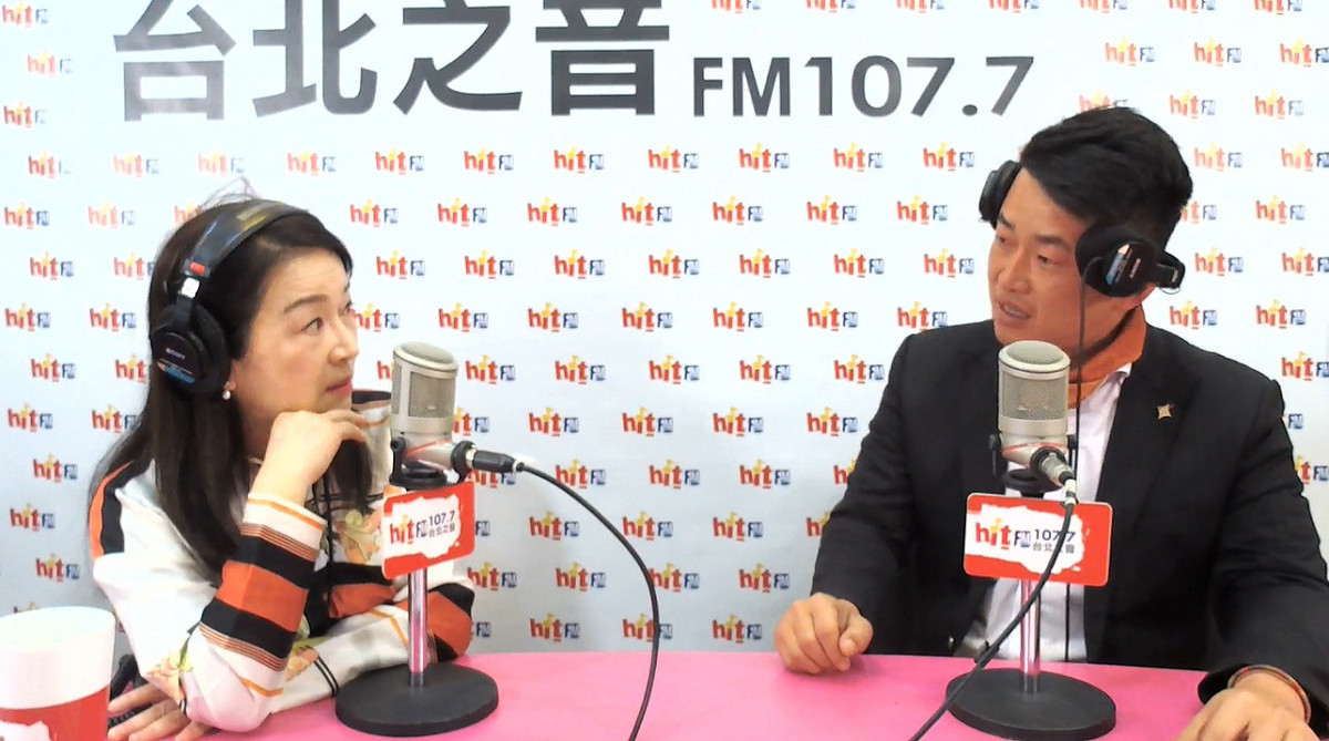 台中市第二選區立委當選人陳柏惟今日上《周玉蔻嗆新聞》廣播節目。 圖：翻攝自周玉蔻臉書