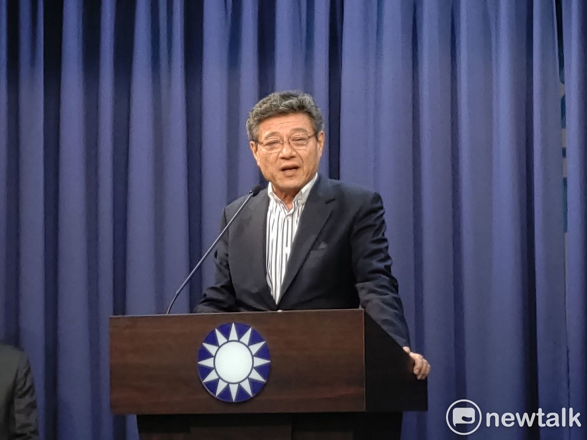 國民黨代理黨主席林榮德。 圖：黃建豪/攝（資料照）