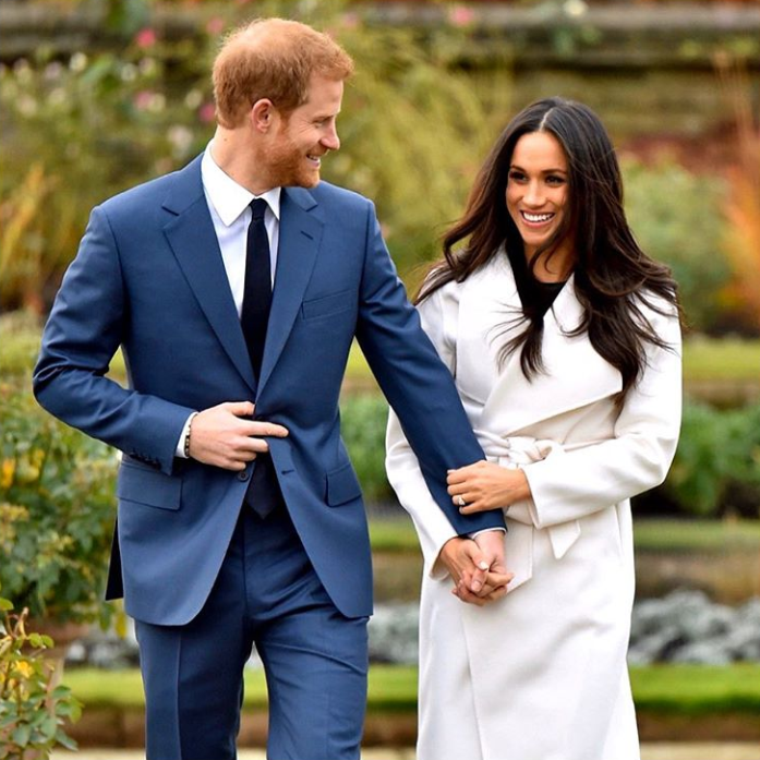 哈利王子與妻子梅根。 圖：翻攝自sussexroyal instagram（資料照）