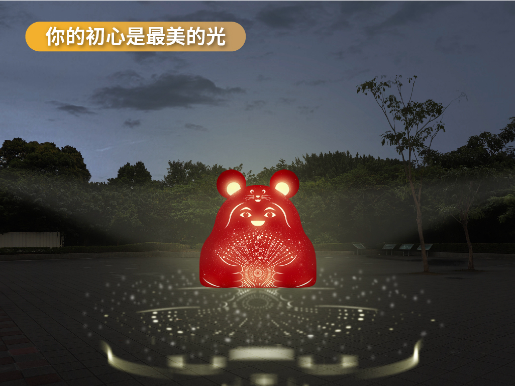 紙雕藝術家楊士毅在作品上打出超過2萬多個洞，代表一個個的人心。 圖：台北觀傳局／提供