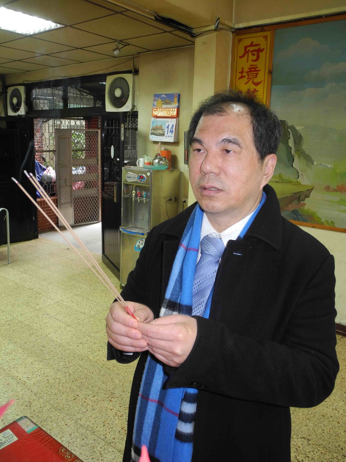 國民黨新北市議會黨團書記長周勝考。 圖：王峻昌／攝