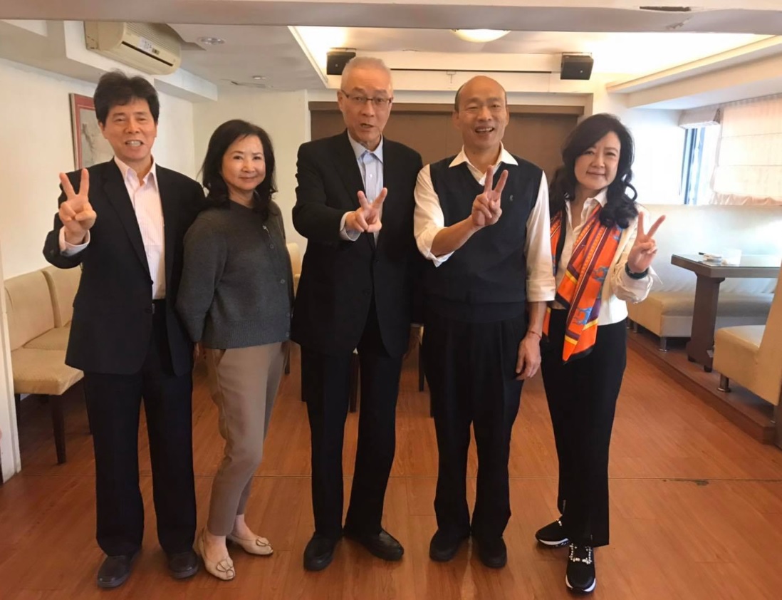 國民黨前主席吳敦義赴高雄與韓國瑜會面。 圖：擷取自吳敦義臉書