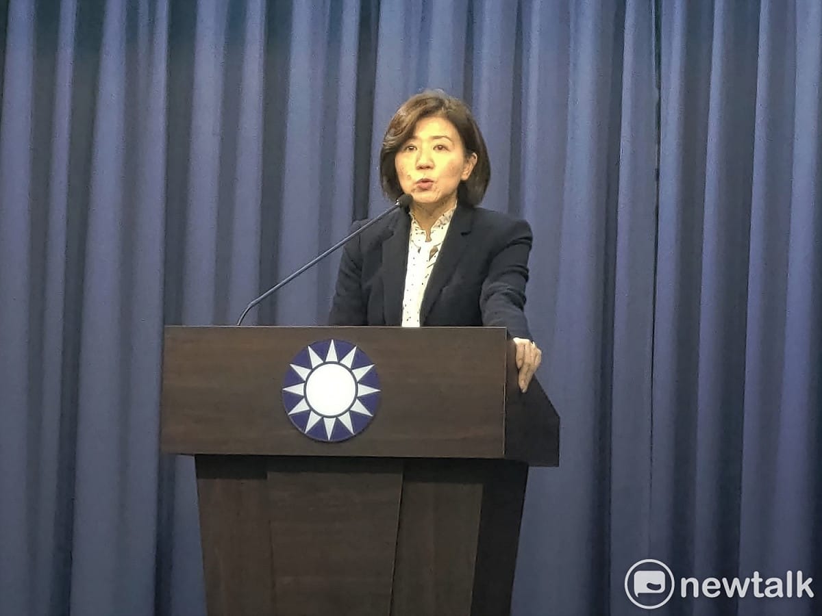 國民黨代理文傳會主委王育敏。 圖：黃建豪/攝（資料照）