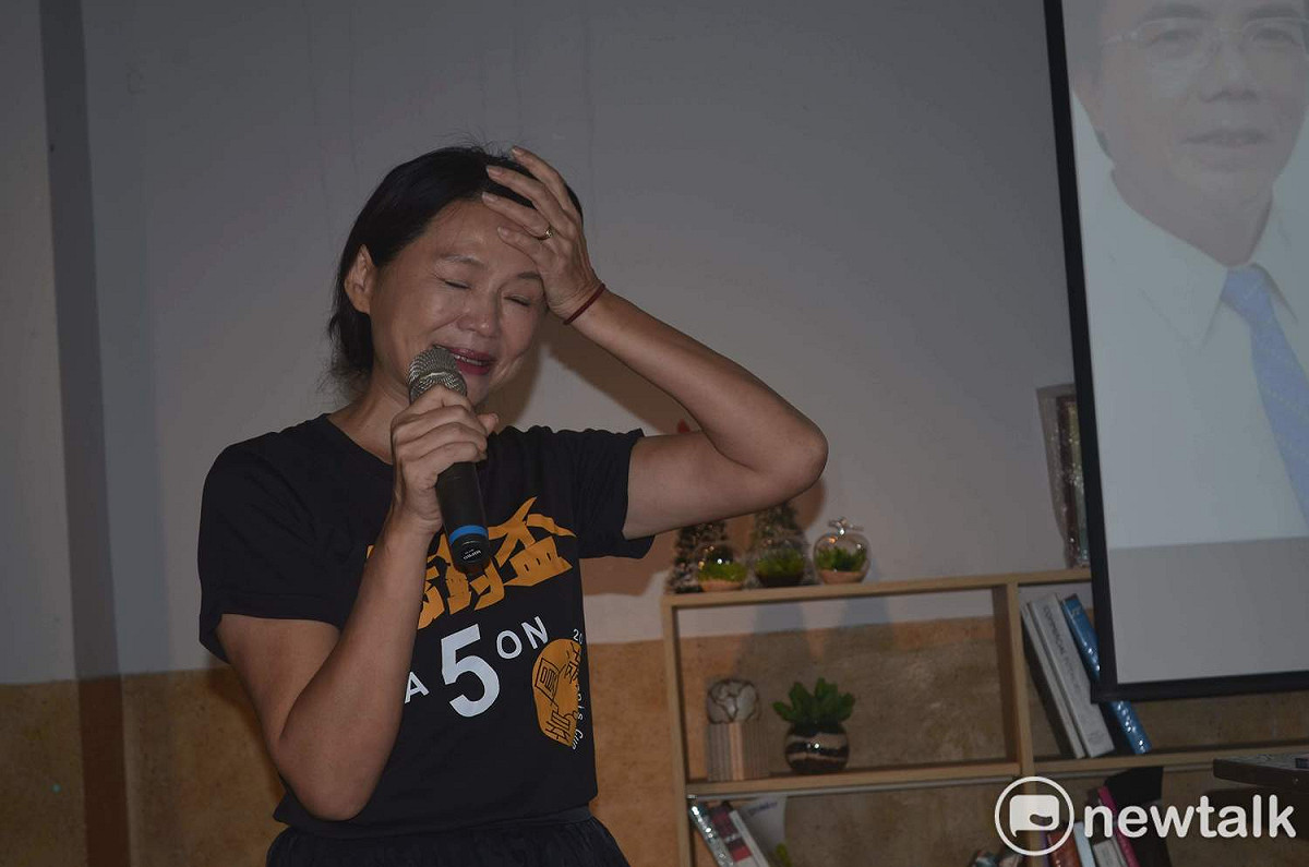 黃淑英談到小兒子蔡誌鈞離開人世，忍不住悲從中來。 圖：蔡坤龍/攝（資料照）