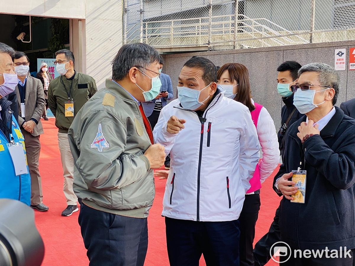 新北市長侯友宜、台北市長柯文哲。 圖：周煊惠 ／攝